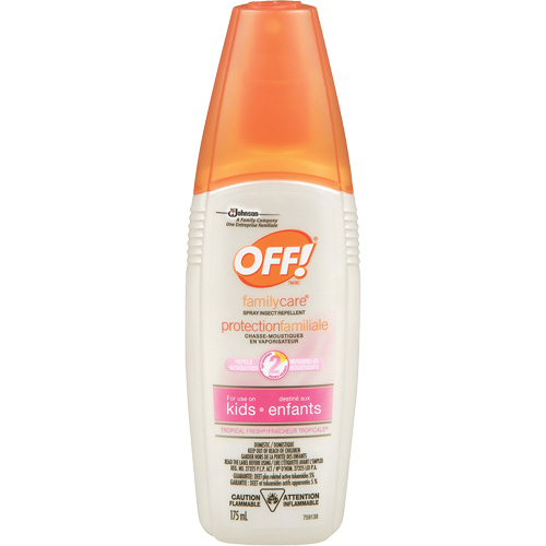 Insectifuge Off! Protection familiale &agrave; parfum de Fraîcheur tropicale, DEET &agrave; 5 %, Vaporisateur, 175 ml Brunswick Fyr & Safety