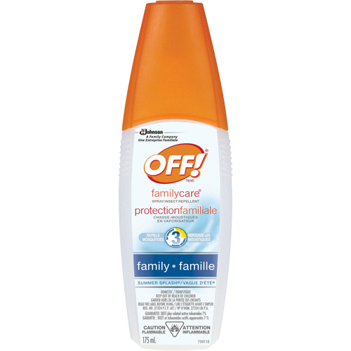 Insectifuge Off! Protection familiale &agrave; parfum de Vague d&eacute;t&eacute;, DEET &agrave; 7 %, Vaporisateur, 175 ml Brunswick Fyr & Safety