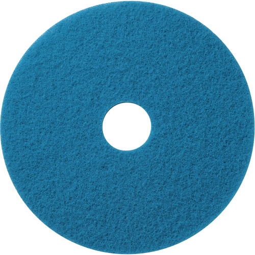 Floor Pads, 12", Cleaning/Scrubbing, Blue Brunswick Fyr & Safety