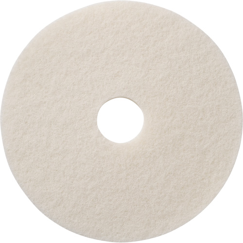 Floor Pads, 12", Polish, White Brunswick Fyr & Safety