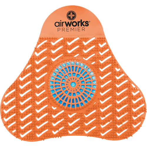 AirWorks&reg; Premier Urinal Screens with Block Brunswick Fyr & Safety