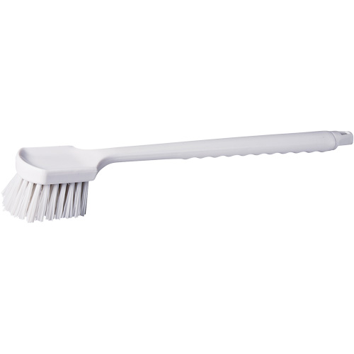 Brosse &agrave; chaudron &agrave; manche long, 20" l, Soies Polypropyl&egrave;ne, Blanc Brunswick Fyr & Safety