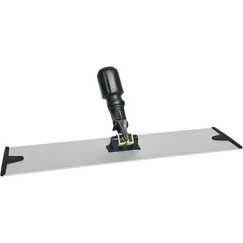 Support de vadrouille &agrave; &eacute;pousseter en microfibres &agrave; boucles et crochets, 18", Aluminium Brunswick Fyr & Safety