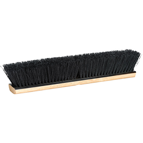 Push Broom Head, 18", Medium, PVC/Tampico Bristles Brunswick Fyr & Safety