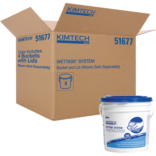WetTask Wiping System Bucket with Lid Brunswick Fyr & Safety