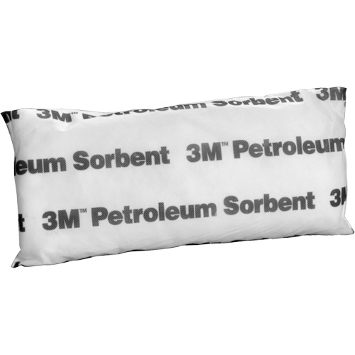 Petit tampon absorbant pour produits p&eacute;troliers, Huile seulement, 15" lo x 7" la, 12,7 gal absorption/pqt Brunswick Fyr & Safety