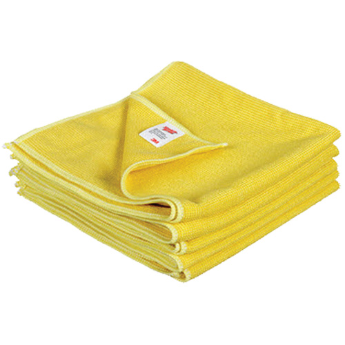 Chiffon de nettoyage haute performance Scotch-Brite, Microfibre, Jaune Brunswick Fyr & Safety