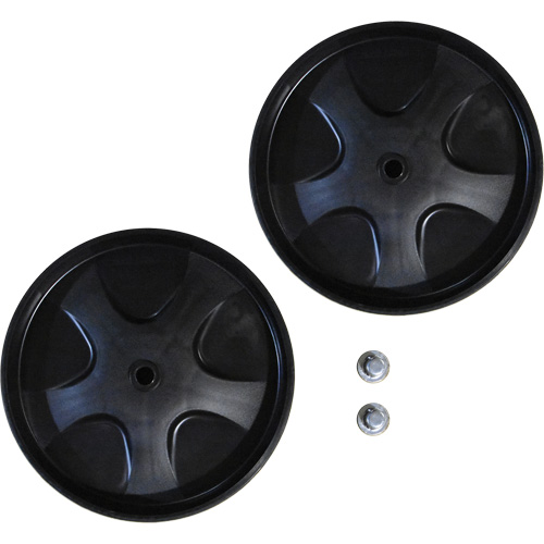 Replacement Wheels & Push Caps for Waste Dolly Brunswick Fyr & Safety