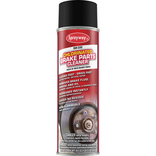 Nettoyant chlor&eacute; pour pi&egrave;ces de freins, Canette a&eacute;rosol Brunswick Fyr & Safety
