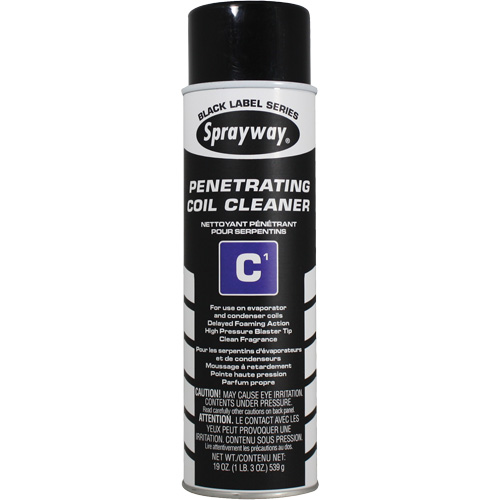 Nettoyant p&eacute;n&eacute;trant pour serpentins C1, 19 oz liq., Canette a&eacute;rosol Brunswick Fyr & Safety