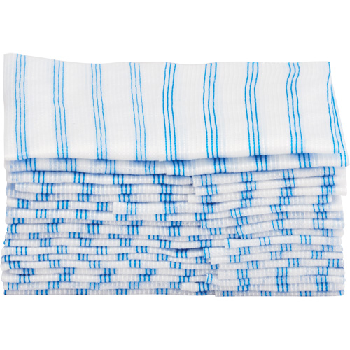 Disposable Single-Use Cloths, Microfibre, Blue/White Brunswick Fyr & Safety