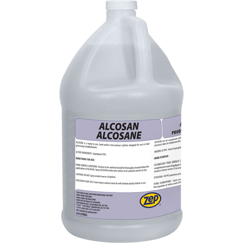 Alcosan Hard Surface Sanitizer, 4 L, Jug Brunswick Fyr & Safety