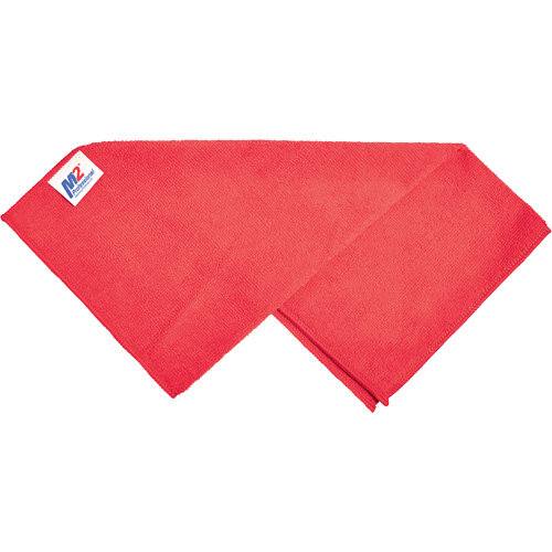 Chiffon de nettoyage, Microfibre, Rouge Brunswick Fyr & Safety