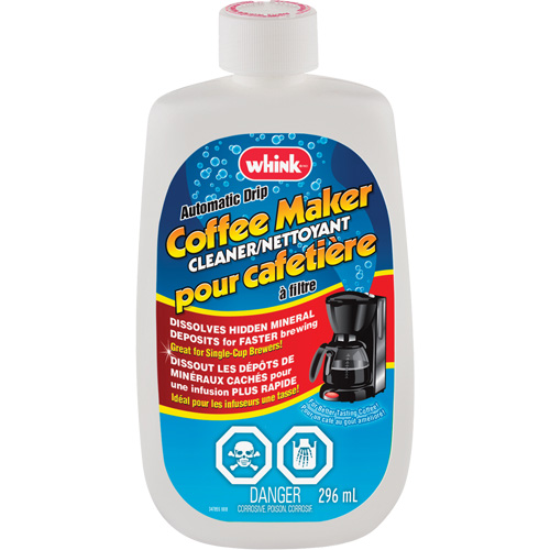 Nettoyant pour cafeti&egrave;re &agrave; filtre Whink, 296 ml, Bouteille Brunswick Fyr & Safety