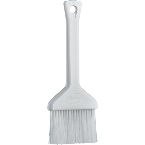 3" Pastry Brush, Soft Bristles, 7-3/4" Long, White Brunswick Fyr & Safety