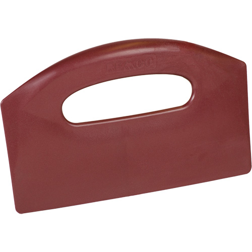 Grattoir de paillasse perceptible par d&eacute;tecteur de m&eacute;tal, Rouge, 8-1/2" la x 5-1/4" lo Brunswick Fyr & Safety