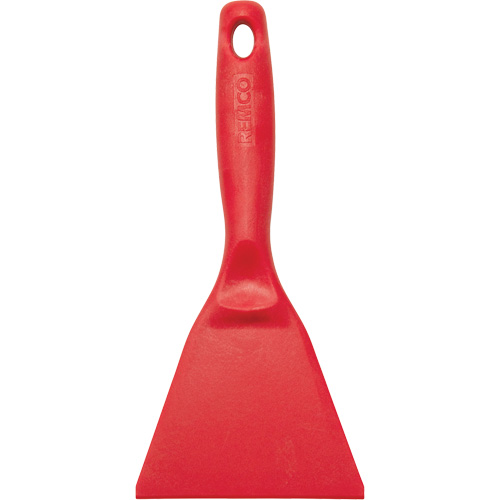 High Temperature Large Hand Scraper, Red, 4-1/4" W x 9-3/8" L Brunswick Fyr & Safety