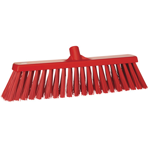Balai-brosse robuste, Crins Ferme, 20", Polyester, Rouge Brunswick Fyr & Safety