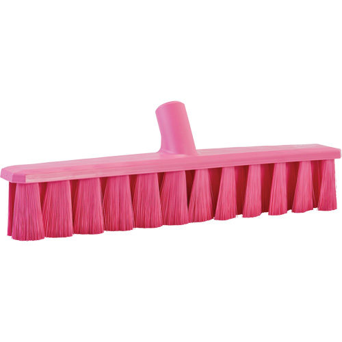 UST Soft Push Broom, Fine Bristles, 15-1/4", Polyester, Pink Brunswick Fyr & Safety