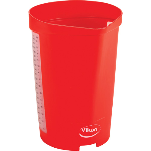 Cruche gradu&eacute;e, Plastique, Rouge, 65 oz Brunswick Fyr & Safety