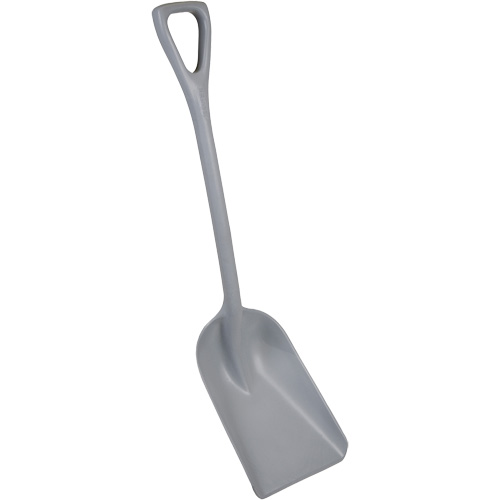 Pelle monobloc perceptible par d&eacute;tecteur de m&eacute;tal, Lame 10" x 14", Longueur de 37-1/2", Plastique, Gris Brunswick Fyr & Safety