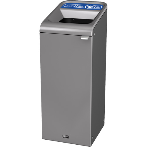 Conteneur pour d&eacute;chets de recyclage m&eacute;lang&eacute;s Configure, Vrac/Bord de rue/De bureau, Acier, 15 gal. US Brunswick Fyr & Safety