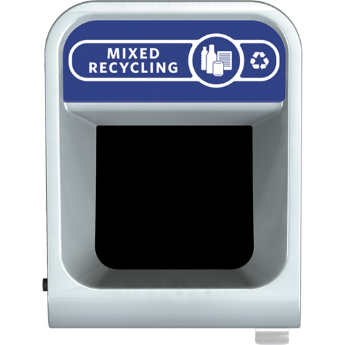 Conteneur pour d&eacute;chets de recyclage m&eacute;lang&eacute;s Configure, Vrac/Bord de rue/De bureau, Acier, 23 gal. US Brunswick Fyr & Safety