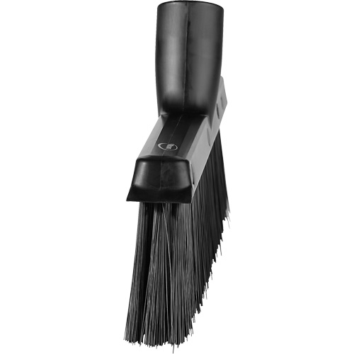 Balai biseaut&eacute; avec pas de vis inclin&eacute;, Crins Moyen, 10", Polyester, Noir Brunswick Fyr & Safety