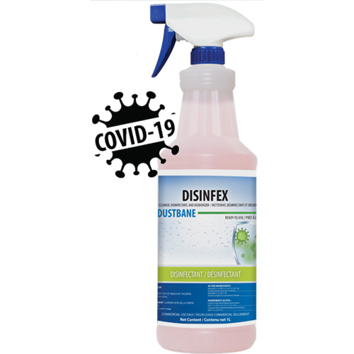 Nettoyant, d&eacute;sinfectant et d&eacute;sodorisant Disinfex, 1 L, Bouteille Brunswick Fyr & Safety
