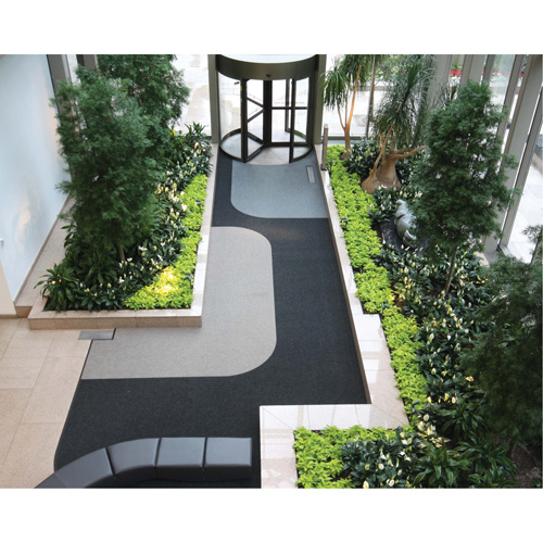 Tapis dentr&eacute;e Supreme Knob, Essuie-pieds/grattoir, 13-5/12' x 75-1/2' x 7/16", Charbon Brunswick Fyr & Safety