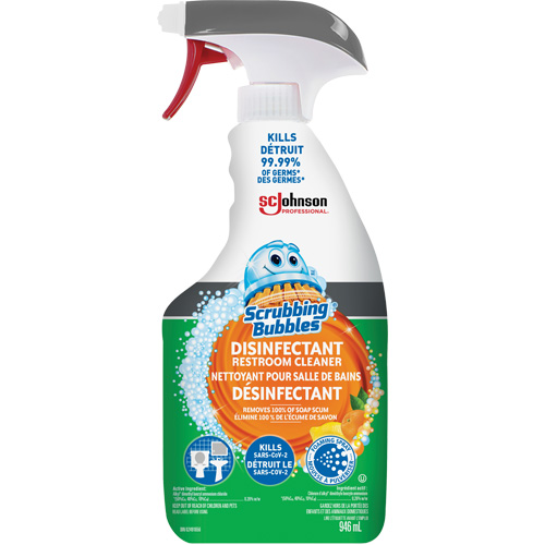 Nettoyant d&eacute;sinfectant pour toilette Scrubbing Bubbles, 32 oz, Bouteille &agrave; g&acirc;chette Brunswick Fyr & Safety