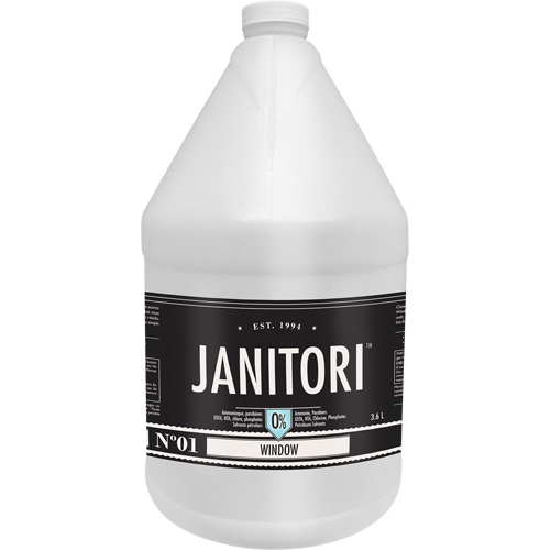 Nettoyant &agrave; fen&ecirc;tre Janitori 01, 4 L, Cruche Brunswick Fyr & Safety