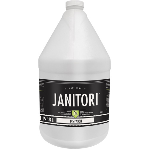 Janitori 81 Dishwash Cleaner, Liquid, 4 L Brunswick Fyr & Safety