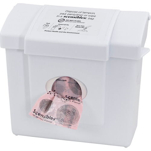Contenant &agrave; d&eacute;chets & distributeur combin&eacute; Scensibles Brunswick Fyr & Safety