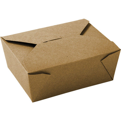 Kraft Take Out Food Containers, Corrugated, Rectangular Brunswick Fyr & Safety