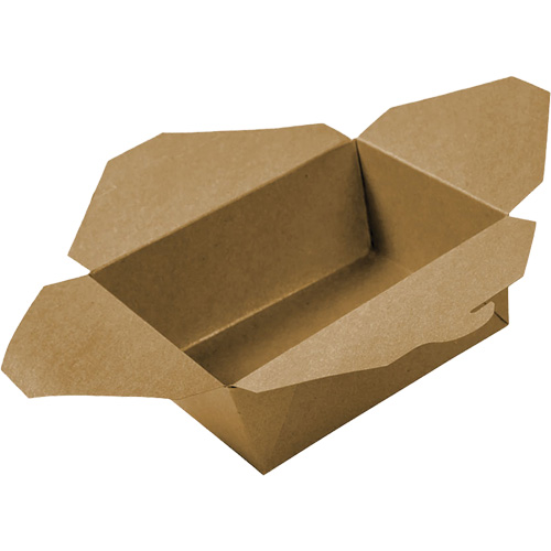 Kraft Take Out Food Containers, Corrugated, Rectangular Brunswick Fyr & Safety