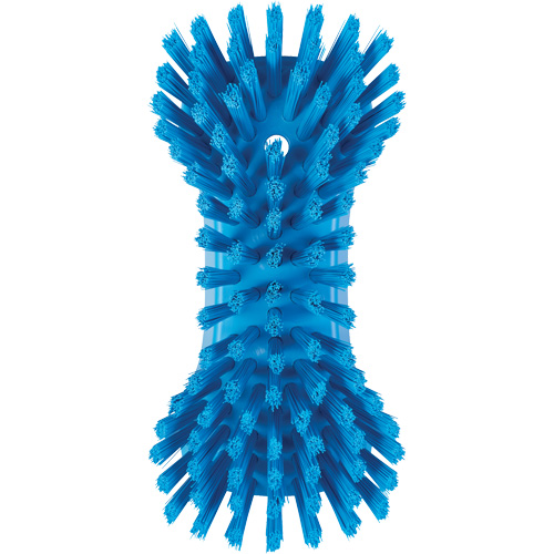 Brosse &agrave; main, Soies Tr&egrave;s ferme, Longueur de 9-1/10", Bleu Brunswick Fyr & Safety