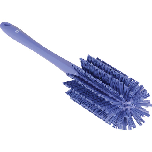 Medium Brush with Handle, Stiff Bristles, 17" Long, Purple Brunswick Fyr & Safety