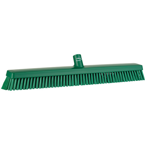 Balai-brosse robuste, Crins Fin/Ferme, 24", Vert Brunswick Fyr & Safety