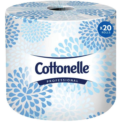 Cottonelle&reg; Professional Toilet Paper, 2 Ply, 451 Sheets/Roll, White Brunswick Fyr & Safety
