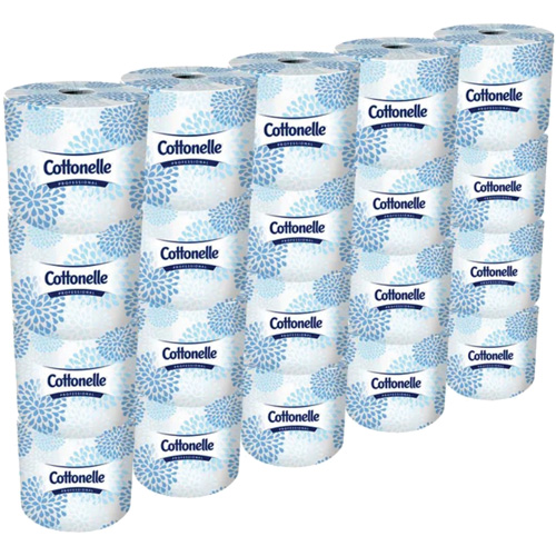 Cottonelle&reg; Professional Toilet Paper, 2 Ply, 451 Sheets/Roll, White Brunswick Fyr & Safety