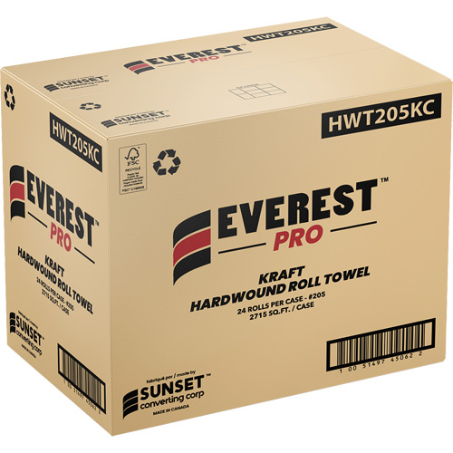 Everest Pro Kraft Hardwound Roll Towels, 1 Ply, Standard Brunswick Fyr & Safety