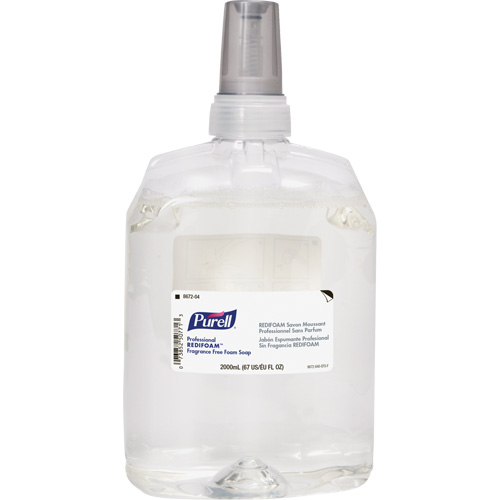 Recharge de savon &agrave; main REDIFOAM professionnel, Mousse, 2000 ml, Sans parfum Brunswick Fyr & Safety