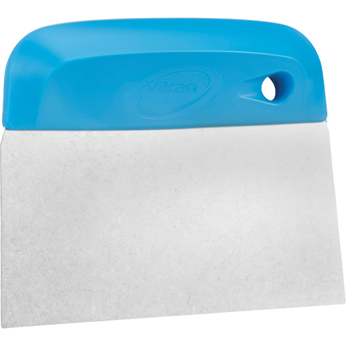 Flexible Stainless Steel Dough Cutter/Scraper, Blue, 4-1/2" W x 5-3/4" L Brunswick Fyr & Safety