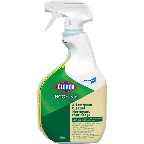 Nettoyant tout usage CloroxPro Clorox EcoClean, 946 ml, Bouteille &agrave; g&acirc;chette Brunswick Fyr & Safety