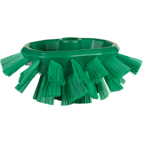 Brosse UST pour cuves, Soies Ferme, Longueur de 7-1/2", Vert Brunswick Fyr & Safety
