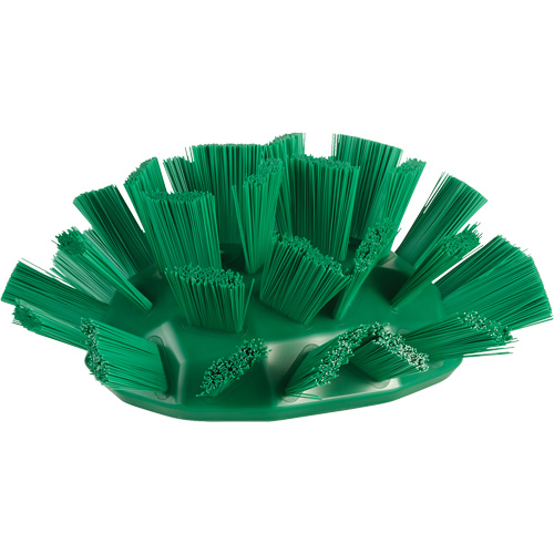 Brosse UST pour cuves, Soies Ferme, Longueur de 7-1/2", Vert Brunswick Fyr & Safety