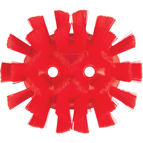 Brosse UST pour cuves, Soies Ferme, Longueur de 7-1/2", Rouge Brunswick Fyr & Safety