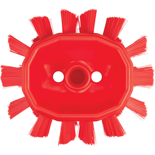 Brosse UST pour cuves, Soies Ferme, Longueur de 7-1/2", Rouge Brunswick Fyr & Safety
