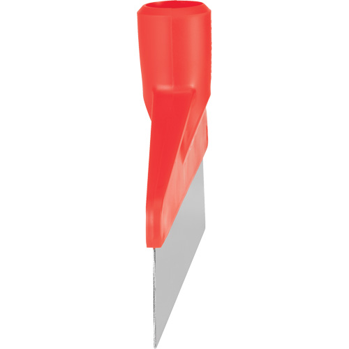 Table & Floor Scraper, Red, 9-3/5" W x 1-1/5" L Brunswick Fyr & Safety